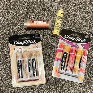 BNWT ChapStick, Sun Balm & Hurraw! Lip Balm Assortment Pack in fun flavors!